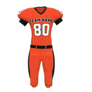 OEM High Quality 100% Polyester Team Solid Color Football Uniform American Football Tops <b>Men's</b> American Football Jersey - Product Image 1