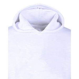 Mode hommes sweats à capuche d'hiver 100% coton plaine teint imperméable polaire décontracté couleur unie sweat hauts - Product Image 2