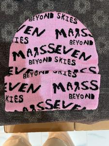 2025 Collection automne et hiver en Stock laine chapeau numérique imprimé chaud personnalisé bonnet tricoté chapeaux unisexe à revers bonnets casquettes - Product Image 6