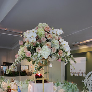 จานพลาสติกลายดอกไม้ - 6 ใบ (คละสี) - Product Image 4