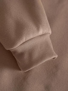 Sweat à capuche en molleton surdimensionné 100% coton avec logo brodé personnalisé pour hommes, saison hivernale, haute qualité - Product Image 4