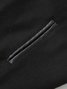 แจ็กเก็ตผู้ชายขนาดพลัสไซส์เสื้อแจ็คเก็ตหนังแกะแขนกว้างเสื้อแจ็คเก็ตผ้าซาตินพิมพ์โลโก้ - Product Image 5