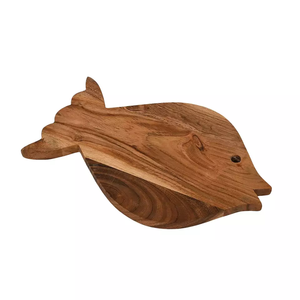 Tabla de cortar de queso para servir con forma de pez de madera de acacia, 1 pieza a la venta a buen precio - Product Image 6