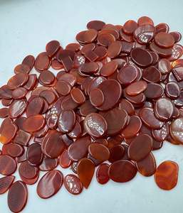 Cabujón de ónix rojo Natural de alta calidad, forma de mezcla suave, piedra preciosa suelta para la fabricación de joyas, gemas al por mayor, tamaños libres - Product Image 2