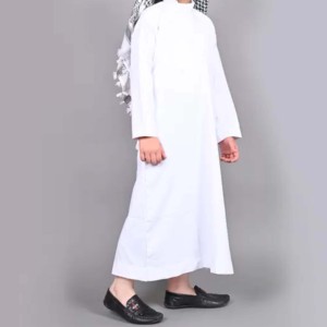 Islamic Men's Abaya Thobe Plus Size Winter Muslim Arab Robe - Product Image 2