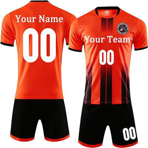 Meilleur prix de haute qualité 100% polyester antibactérien sublimation imprimé uniforme de football conception personnalisée coupe coudre panneau vêtements d'équipe - Product Image 3