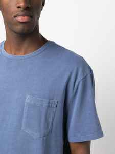 Camiseta de Manga Corta 100% Algodón Tejido, Talla Grande para Hombre, Informal, Ecológica, Anti-UV, de Secado Rápido, Diseño Bicolor Teñido con Hilo - Product Image 2