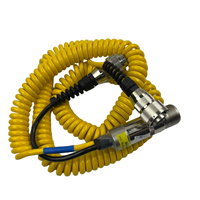 04-02-02786 & 05940046 Faisceau de câblage principal gauche de 1,5 m avec prise à vis 10 broches et prise baïonnette 7 broches pour finisseur routier BF8/BF6/BF900C