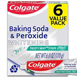 Dentifrice Colgate au bicarbonate de soude et au peroxyde – Blanchiment avancé et nettoyage en profondeur - Product Image 6