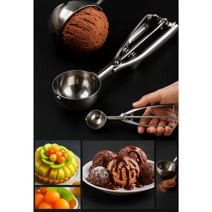 Cuchara de Acero Inoxidable para Helado, Galletas, Halva y Postres - Product Image 1