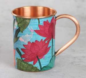 Taza Moscow Mule de Cobre Estilo Vintage con Interior de Cerámica, Estilo Vintage para Bares y Regalos Atemporales - Product Image 3