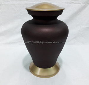 Urnes funéraires américaines en aluminium pour humains et animaux de compagnie, 10 pouces, designs personnalisables, pour cendres d'adultes, fournitures funéraires en gros - Product Image 1