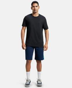 Pantalones cortos sólidos de algodón superpeinado para hombre, estilo informal de ajuste Regular con bolsillos laterales, logotipo personalizado, buen Material, precio barato - Product Image 5