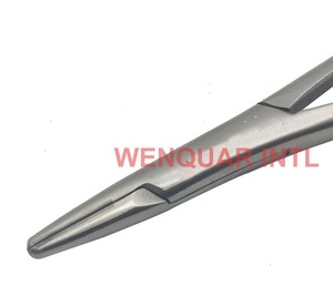 Pince Mathieu de haute qualité 5.5 \ "porte-aiguille orthodontique dentaire manuel avec pointe d'inserts en acier TC - Product Image 6