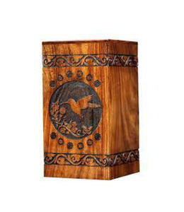 Urnas de cremación de madera hechas a mano de estilo americano moderno Urnas funerarias decorativas para hombres y mujeres a bajo precio - Product Image 2