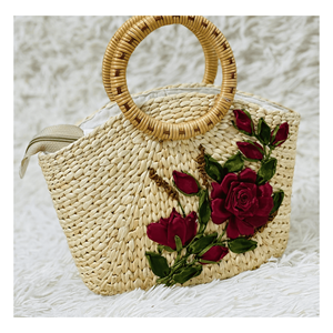 Water Hyacinth <b>Bag</b> <b>woven</b> water hyacinth material intended for fashion accessories and casual carrying Vietnam - Product Image 5