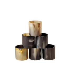 Rond de serviette en corne fait main de luxe de qualité supérieure pour l'utilisation de dîner de fête de mariage de Table à faible coût - Product Image 1