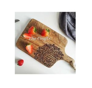 Tabla de cortar de queso de madera para cortar frutas y verduras Tabla de cortar de utensilios de cocina de calidad superior en la India - Product Image 6