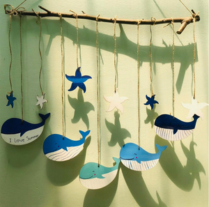 Ensemble d'artisanat décoratif en forme de bois pour petits animaux avec trou pour l'art-Décoration artisanale d'animaux sculptés sur bois - Product Image 3