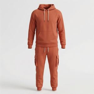 Chándal Deportivo para Hombre de la Mejor Calidad, con Capucha, Colores Personalizados, 100% Poliéster, Tejido Transpirable de Forro Polar, Logotipo Personalizado, para Correr en Invierno y Actividades al Aire Libre - Product Image 1