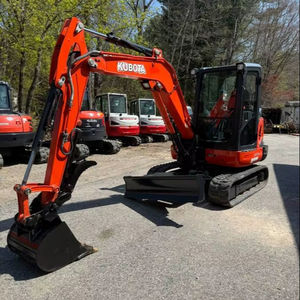 Pour KUBOTA KX040-4 Mini pelle rouge 5.5ton utilisé bon état moteur d'origine boîte de vitesses engrenage 7ton prix états-unis - Product Image 1