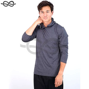 Sweat-shirt à capuche actif de pêche à manches longues pour hommes, haut de performance évacuant l'humidité, Sports de plein air - Product Image 6
