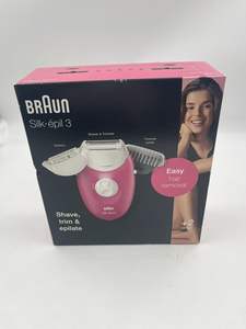 Braun Silk-epil 3 Depiladora con cable Afeitadora Recortadora para depilación Mujer Rosa - Product Image 5
