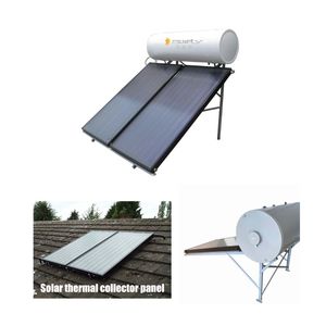<span class=keywords><strong>Chauffe</strong></span>-<span class=keywords><strong>eau</strong></span> solaire tout-en-un à panneaux plats solaires à haute pression, capacité du réservoir de 300 L, prix économique, hôtel, école - Product Image 3