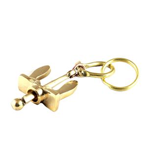 Llavero de aumento náutico de Latón chapado en plata, llavero de lente Marina Vintage, accesorio de regalo marítimo coleccionable - Product Image 5