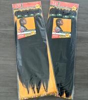 Extensions de cheveux synthétiques pré-étirées 4X 52 pouces à extrémités superposées pour tresses, faciles à tresser, vente en gros à prix abordable, cheveux pour tresses jumbo