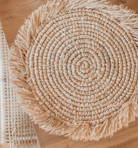 Best-seller du Vietnam 100% napperons artisanaux naturels avec style raphia pour votre table et votre cuisine - Product Image 2