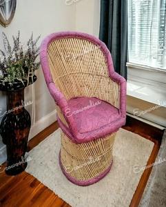 Elegant Handcrafted Natural <b>Bamboo</b> Wicker Sarkanda <b>Chair</b> Handicraft <b>Bamboo</b> Cane <b>Chair</b> for Indoor Outdoor Garden Villa Dining - Product Image 3