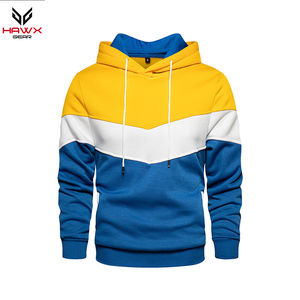 Sweat à capuche d'hiver en molleton de haute qualité pour homme, motif uni imprimé de logo personnalisé, technique de teinture unie de grande taille, vente en ligne - Product Image 1