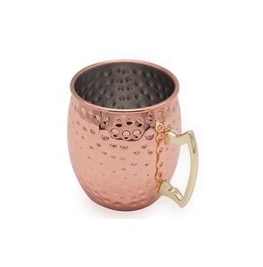 Perming Copper <b>Mug</b> Professional Manufacturer Hot Selling Copper <b>Mug</b> for Coffee Milk <b>Mug</b> <b>Handmade</b> Shiny Polish Solid Handicrafts - Product Image 3