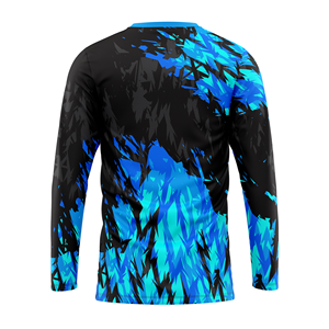 Jersey de Motocross Personalizado con Estampado Digital para Hombre, Transpirable, Resistente al Viento, con Paneles Laterales Elásticos en Cuatro Direcciones - Product Image 3