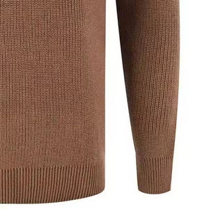 Custom Logo Printing 100% Cotton Winter <b>Men's</b> Knitted <b>Cardigan</b> Sweater Casual OEM Custom Service - Product Image 3