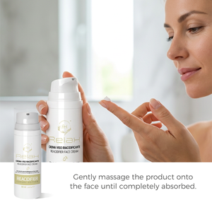 Crema Facial Reequilibrante de Lujo de Marca Privada 250ml |   Crema Facial Renovadora con Ácido Mandélico y Láctico OEM ODM - Product Image 3