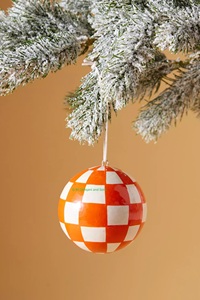 Handmade 8 cm Kashmir Paper Mache Christmas <b>Tree</b> <b>Stand</b> With Nature-Inspired Baubles Adds a Touch of Kashmiri Charm - Product Image 2