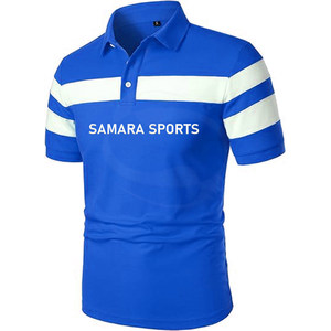 เสื้อโปโลสำหรับผู้ชายเสื้อทีเชิร์ลำลองผ้าโพลีเอสเตอร์กันหดและย้อมสีเรียบ - Product Image 2
