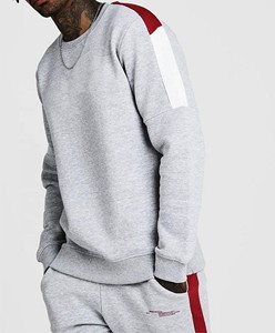 Poids lourd 100% coton t-shirt hommes ensemble survêtements pour hommes été Joggers costumes sport 2 pièces hommes ensembles posséder votre Logo - Product Image 3