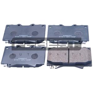 Set di pastiglie freno anteriori FEBEST (0101-UZJ100F) - Product Image 1