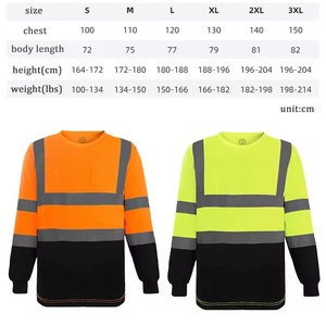 OEMODM Men Long Sleeve Summer Quick Dry High Visibility Workwear Shirt Safety Clothing with <b>Reflective</b> <b>Material</b> Contrast Color - Product Image 2