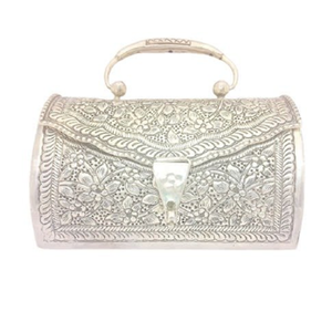 Pochette élégante fabriquée à partir de pièces de mosaïque de nacre irisée disponible en gros stock ornements de jardin - Product Image 6