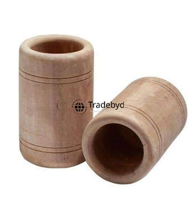Vaso clásico de vidrio de madera ecológico hecho a mano para regalos de negocios de Tradebyd - Product Image 2