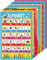 Autocollant mural éducatif rectangulaire magnétique imperméable à impression personnalisée pour l'apprentissage préscolaire des enfants en intérieur