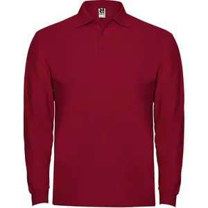 Polo a Maniche Lunghe Estrella Personalizzata, Prodotto Promozionale per Merchandising su Misura - Product Image 5