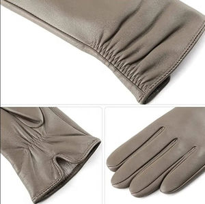 ออกแบบถุงมือหนังแฟชั่นฤดูหนาวคุณภาพดีที่สุด ใส่สบาย ใช้ได้ทั้งชายและหญิง มีจำหน่าย - Product Image 4