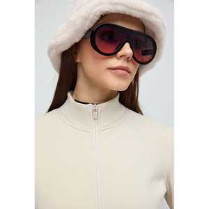 Veste sans couture à col rond 100% polyester - Product Image 4