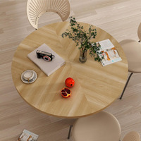 Vente en gros de tables à manger modernes personnalisées en métal noir populaire pour la maison cuisine restaurant salon hôtel application