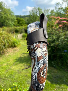 Lot de cornes à boire Viking avec support Corne à boire Viking véritable Corne à boire Viking - Product Image 3